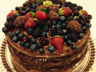 Naked Cake Brigadeiro